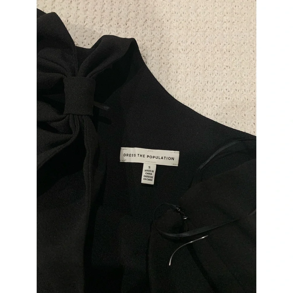 Dress The Population Tiffany 1 Shoulder Midi Dress Size Small - Picture 6 of 7